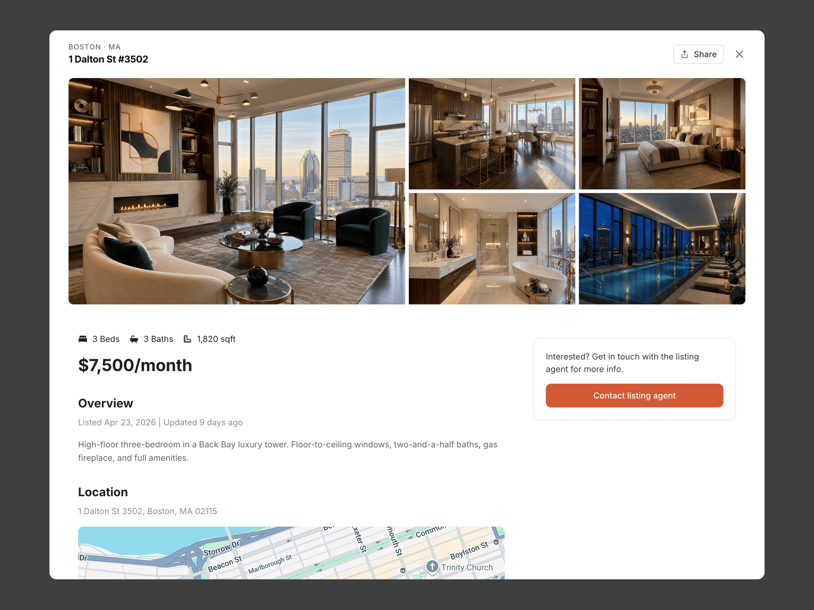 Listify listing detail page indexed by search engines